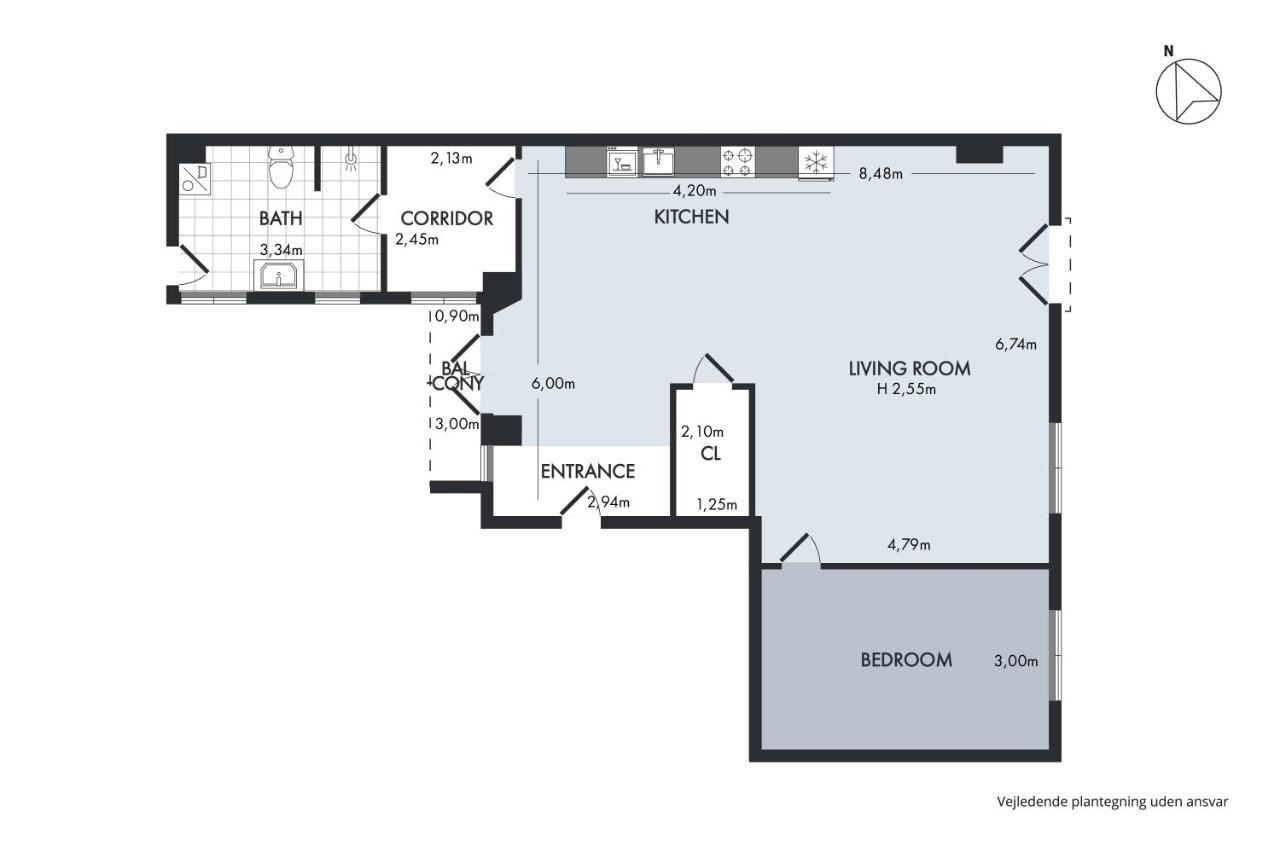 Sanders Monarch - Charming One-bedroom With Two Balconies * Copenhague